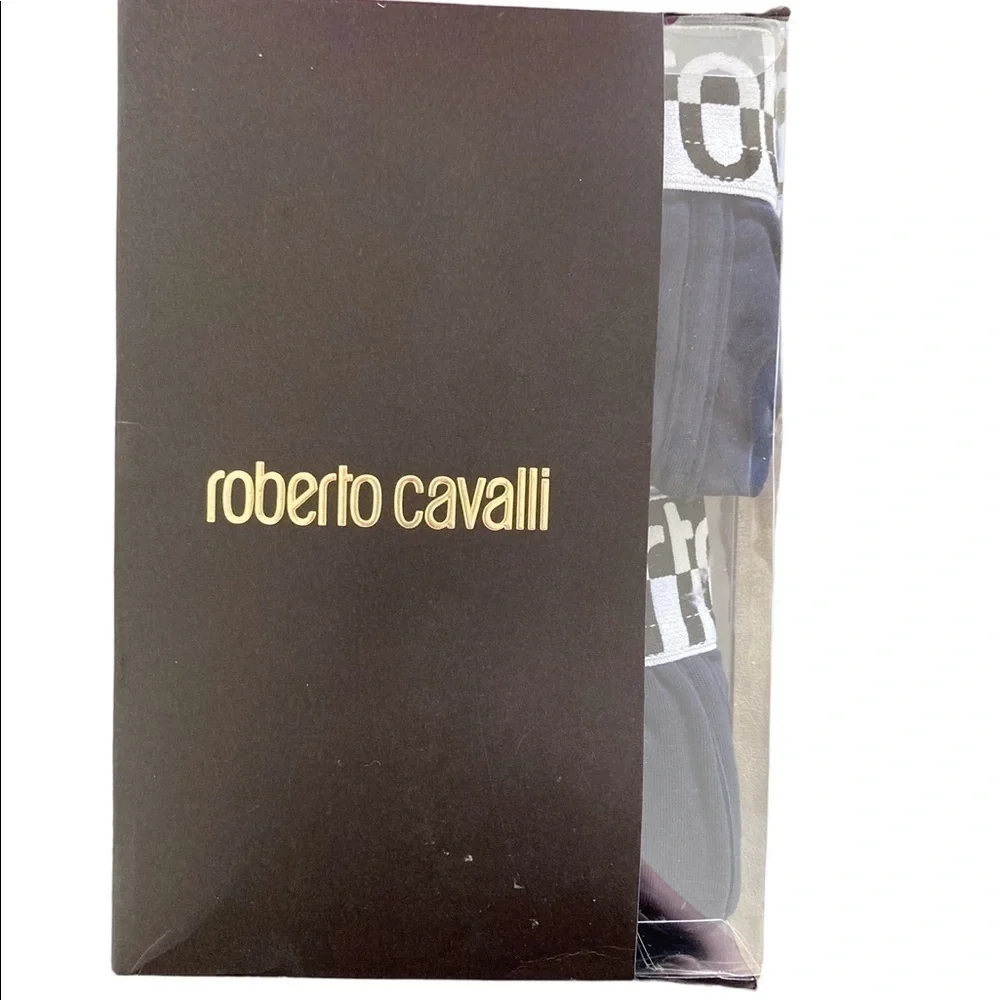 Roberto Cavalli Boxer bi-pack Blue NWT